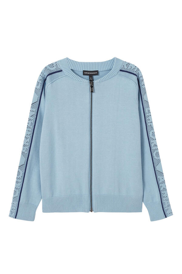 Kids Logo Zip Cardigan