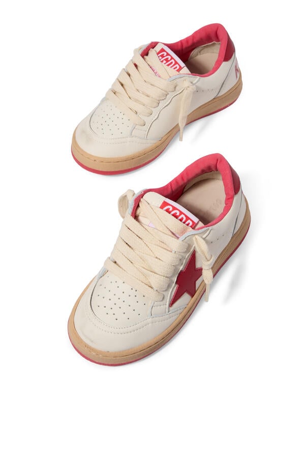 Kids Ball Star Leather Sneakers