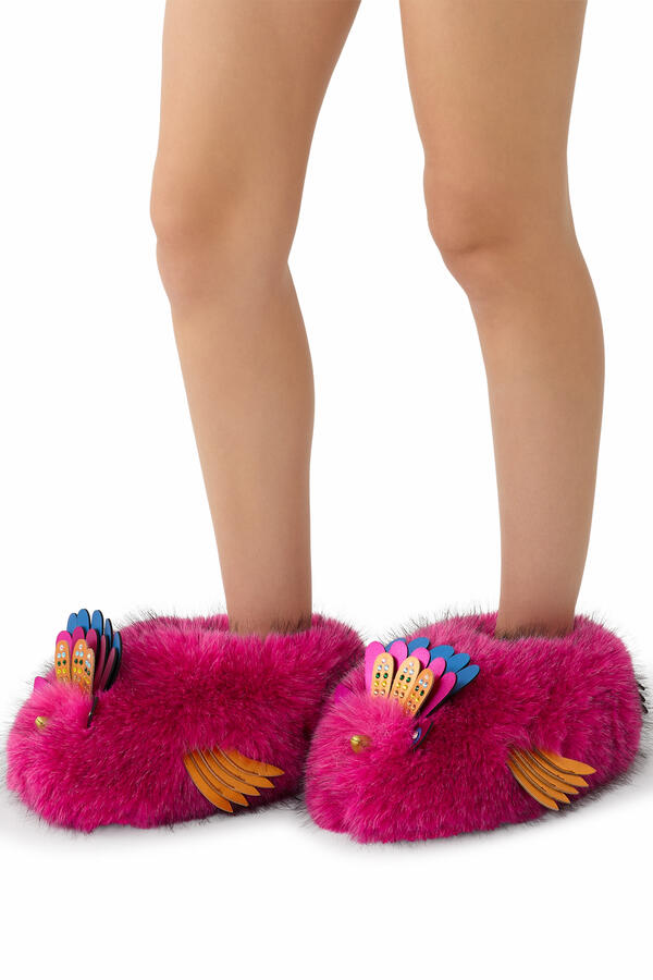 Eagle Fluff Slippers