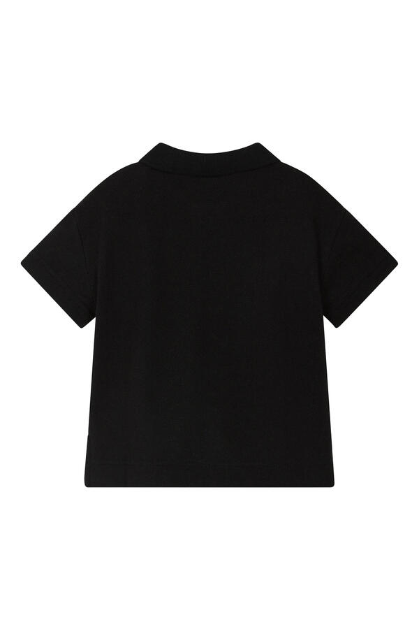 Kids Check Placket Polo Shirt
