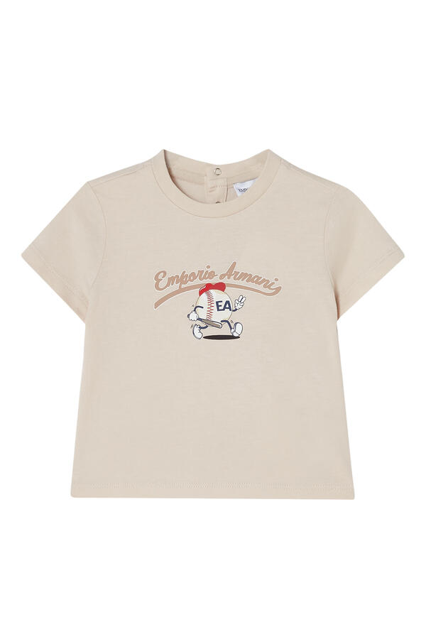 Kids Baseball Print T-Shirt