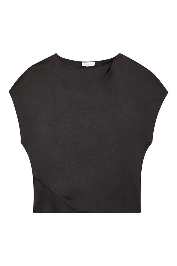 Draped Dolman Sleeve Blouse