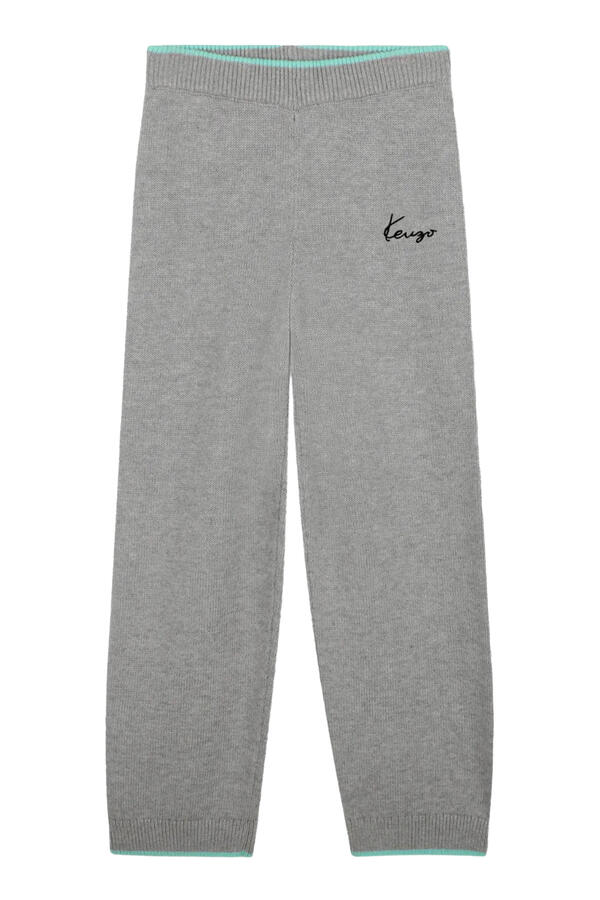 Kids Logo-Embroidered Knitted Trousers