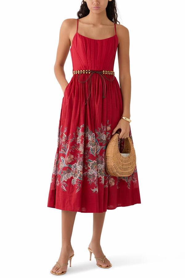 Rhiannon Corset Midi Dress