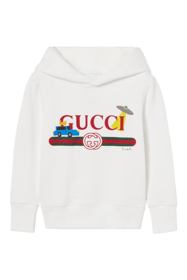 Kids Cotton Hooded Sweatshirt 