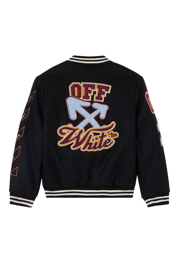 Kids Patch Varsity Jacket