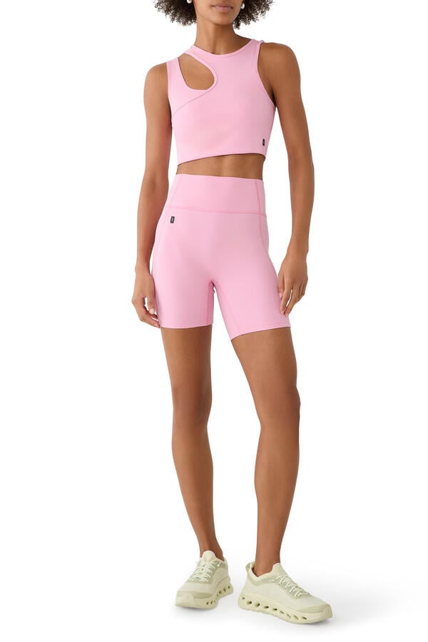 Studio Asymmetric Crop Top