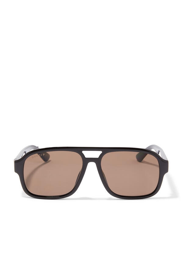 Aviator Acetate Sunglasses