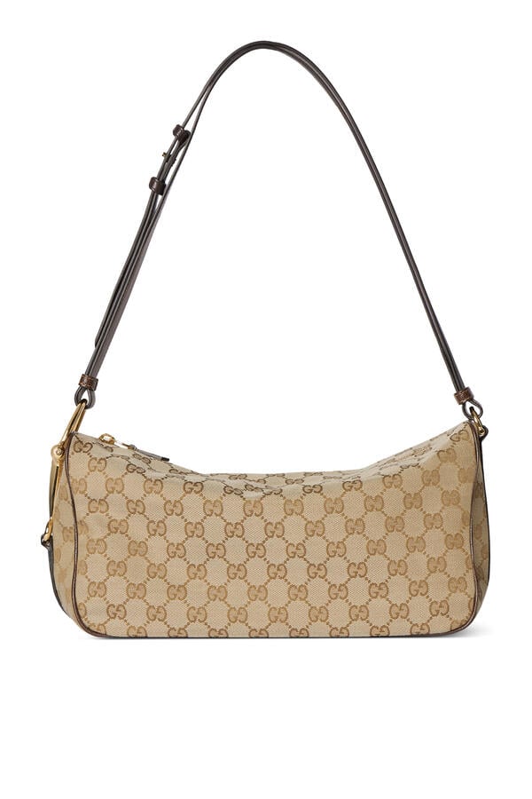 Half Horsebit Medium Shoulder Bag
