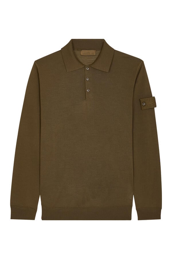 Long-Sleeve Polo Shirt