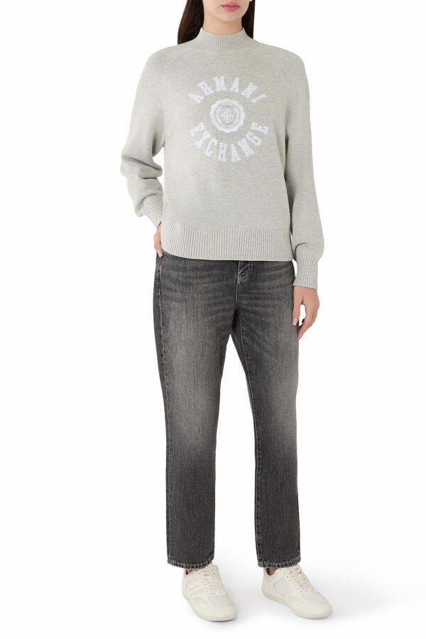 Faded Oversized 5-Pocket Pants