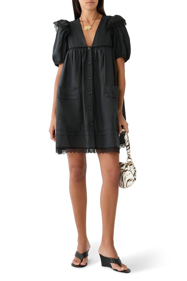Angel Sleeves Mini Dress