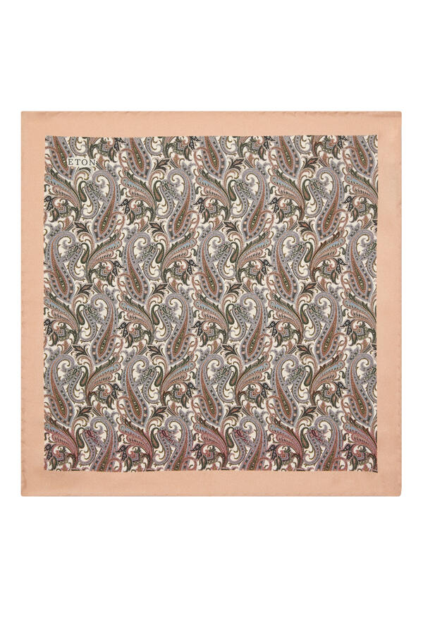 Paisley Silk Pocket Square