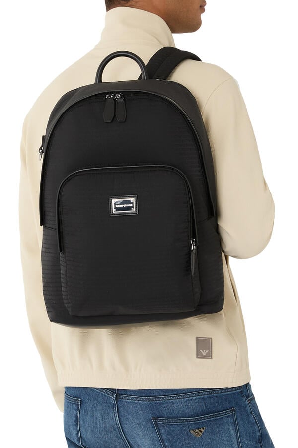 Logo Plaque Backpack