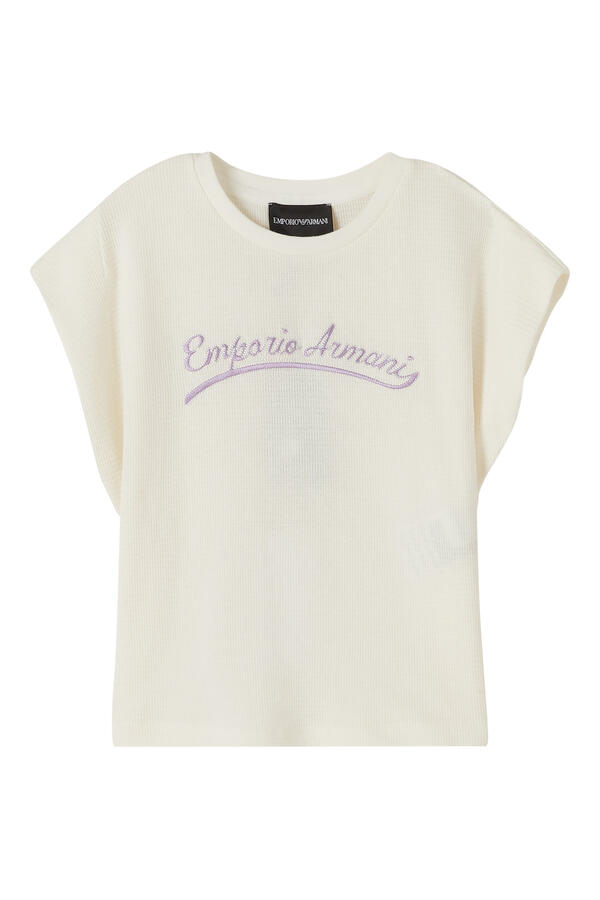 Kids EA Text Logo T-Shirt