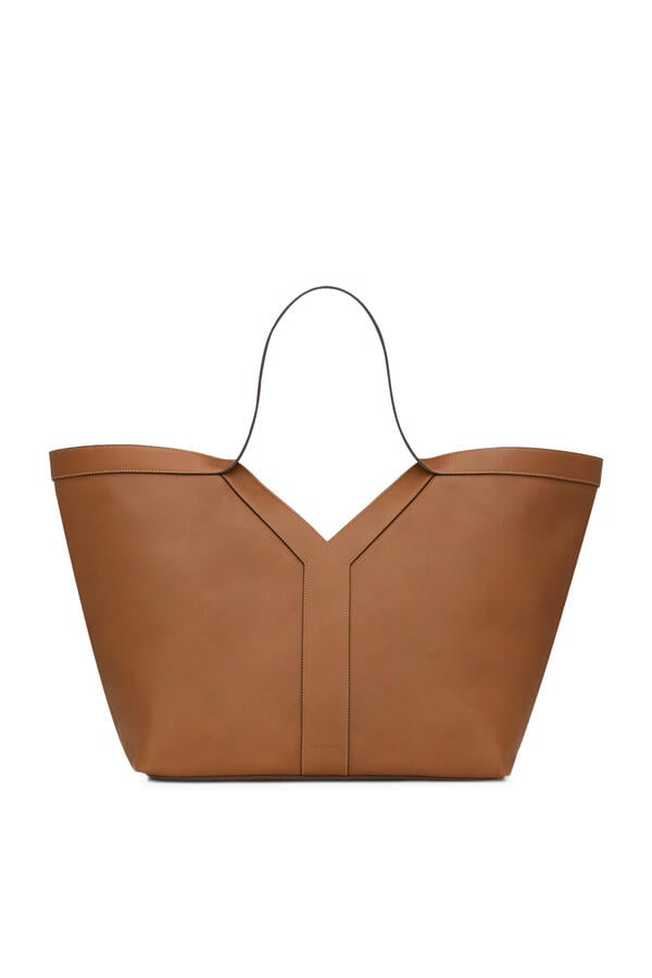 Leather Y Tote