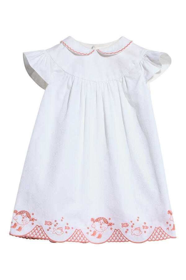 Kids GG Cotton Jacquard Dress