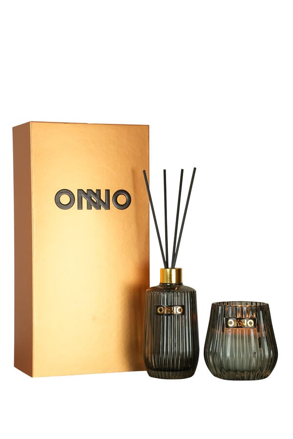 Electic Candle + Zanzibar Diffuser Gift Set 