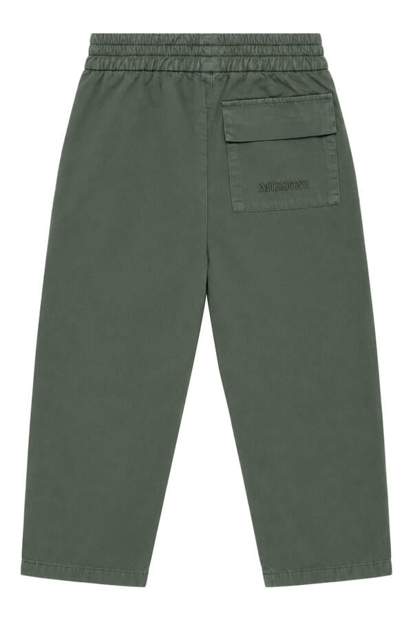 Kids Cotton Logo Pants