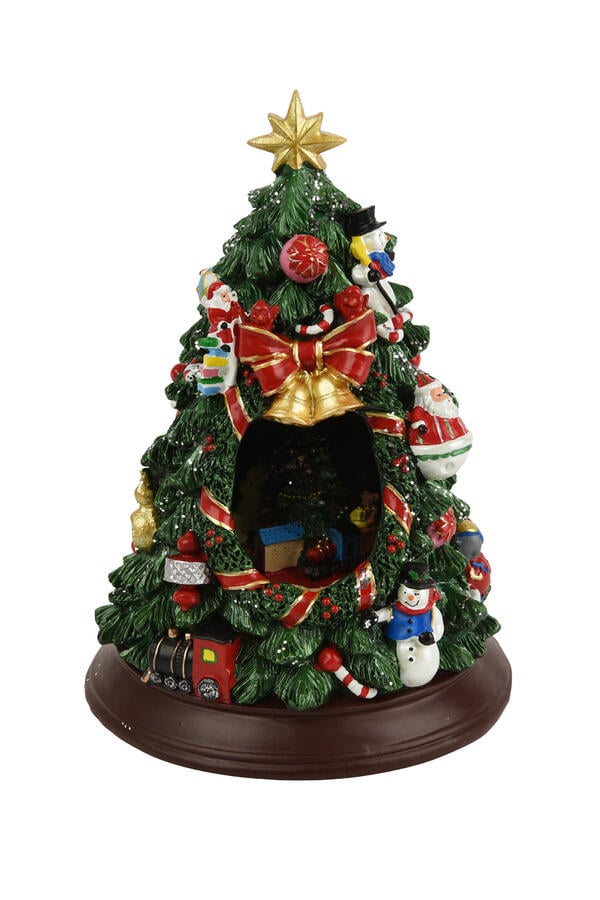 Music Box Polyresin Tree