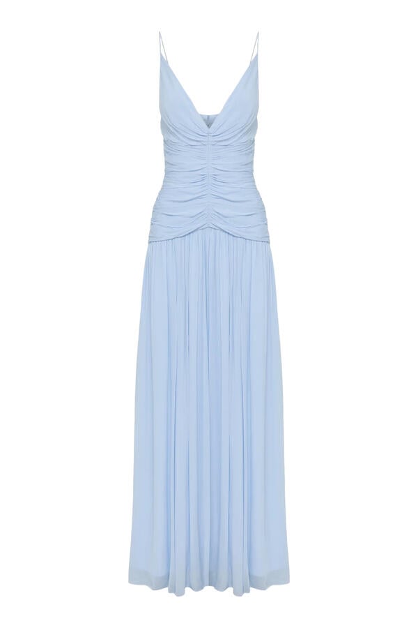 Juno Gathered Bodice Maxi Dress