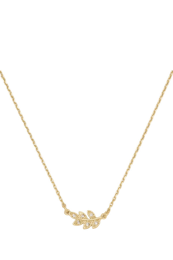 Turning Over a New Leaf Carded Necklace