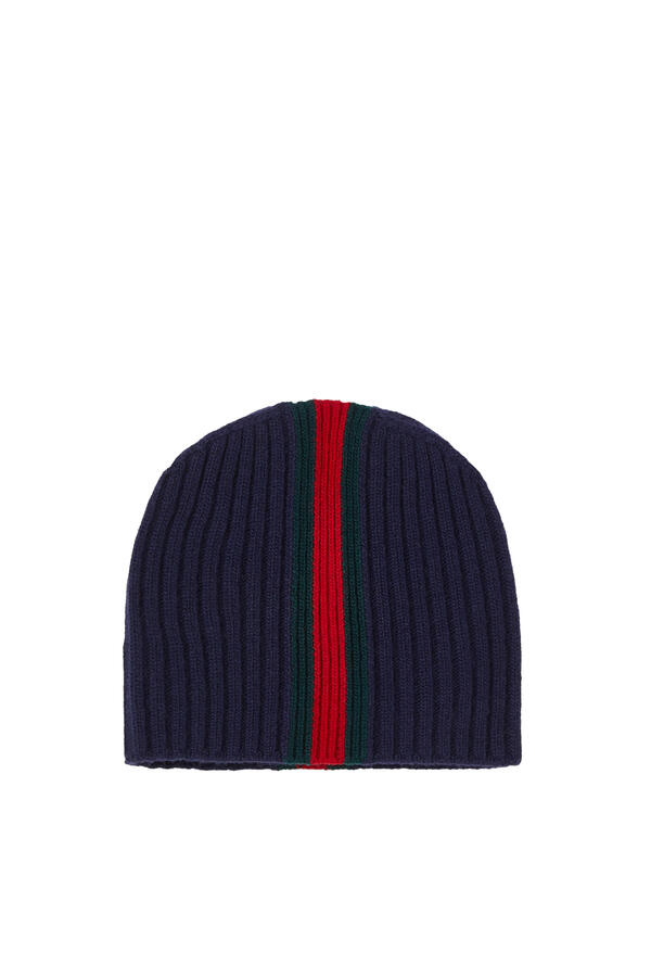 Ribbed Wool Beanie