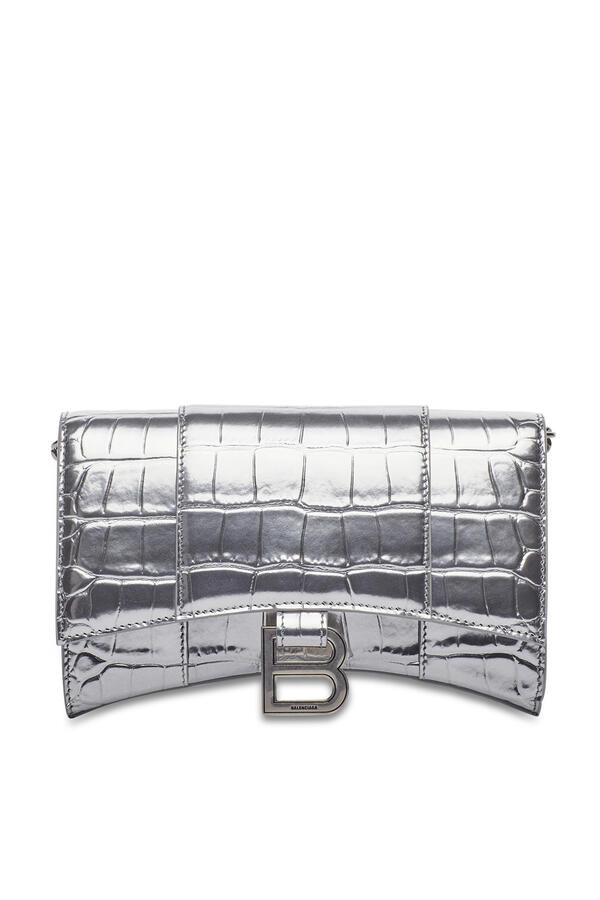 Hour Glass Wallet Chain Bag