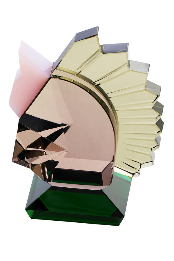 Crystal Horse Bookend