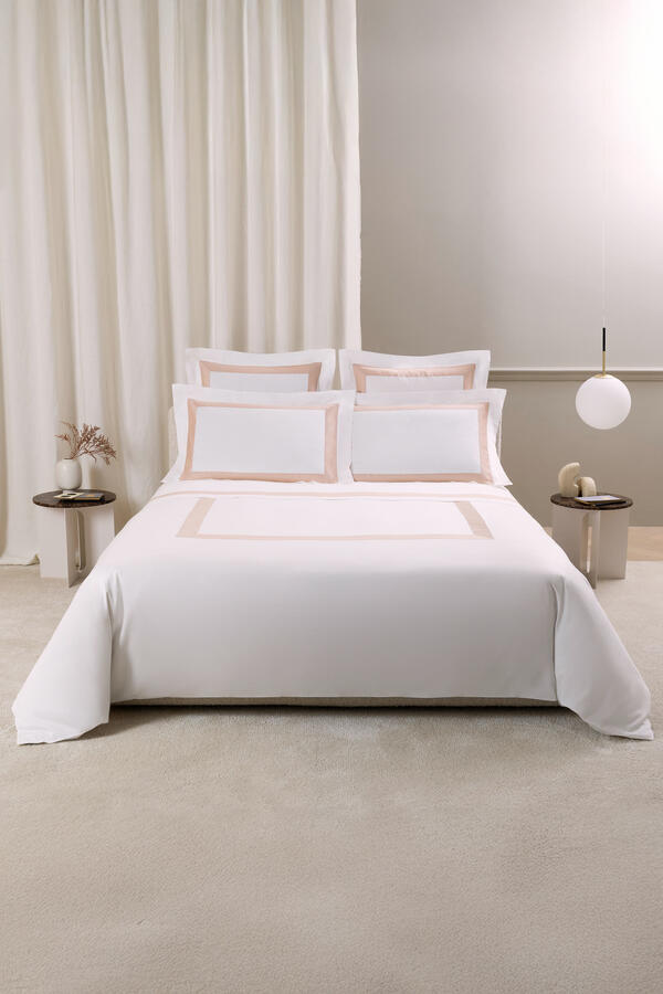 Sateen Breeze Border Duvet Cover