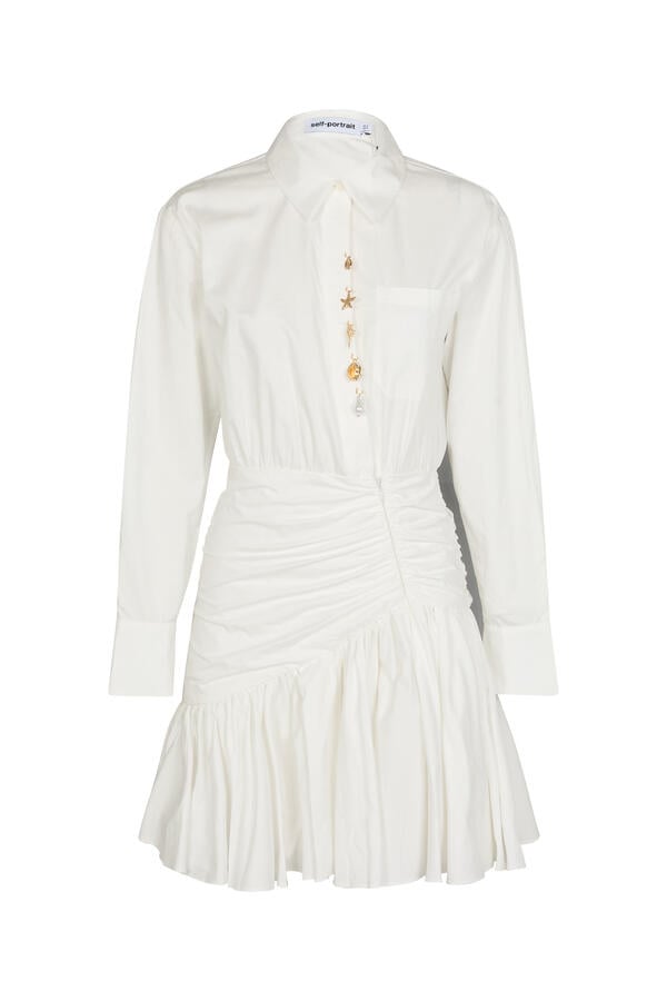 Gathered Mini Dress