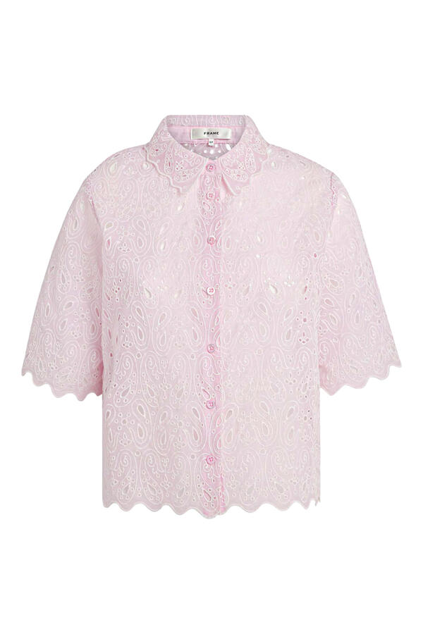 Paisley Eyelet Shirt 