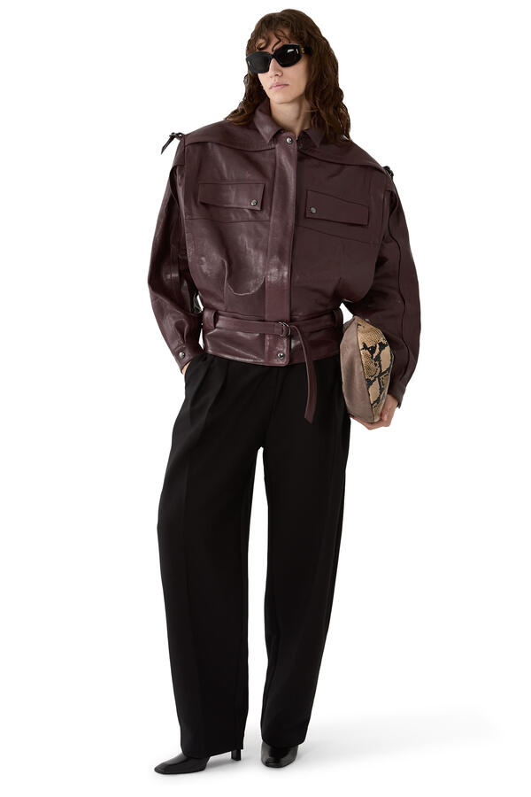 Oversized Belted Jacket