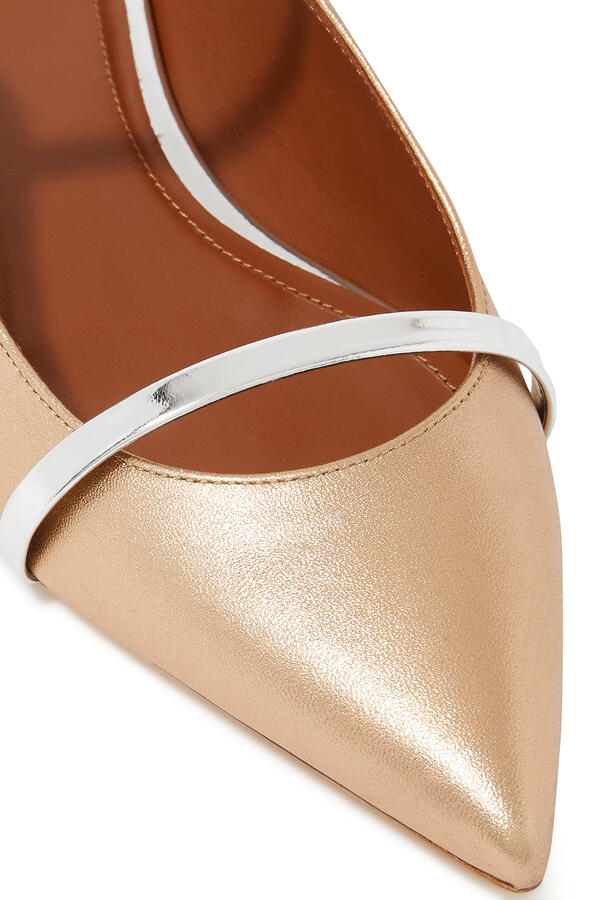 Maureen Metallic Flat Mules