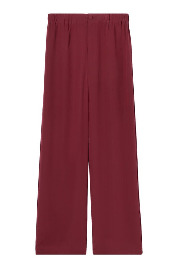 Silk Crêpe De Chine Pants