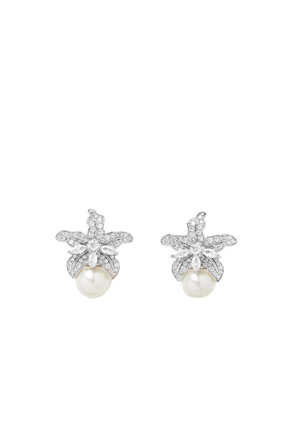 Cattleya Pearl Earrings