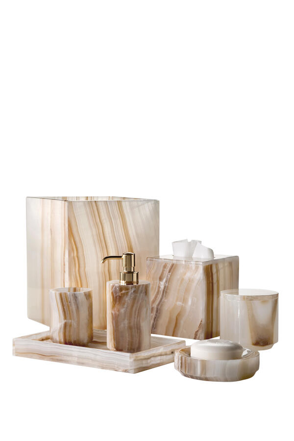 Ambarino Onyx Waste Basket