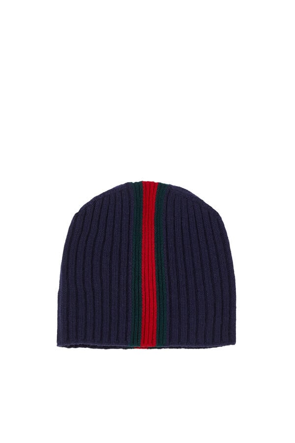 Ribbed Wool Beanie