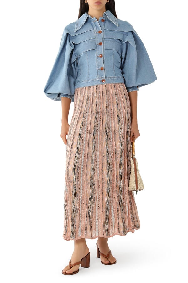 Clio Knit Midi Skirt