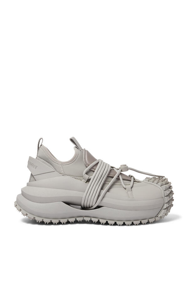Nylon Sneakers with Scuba Details and Drawstring