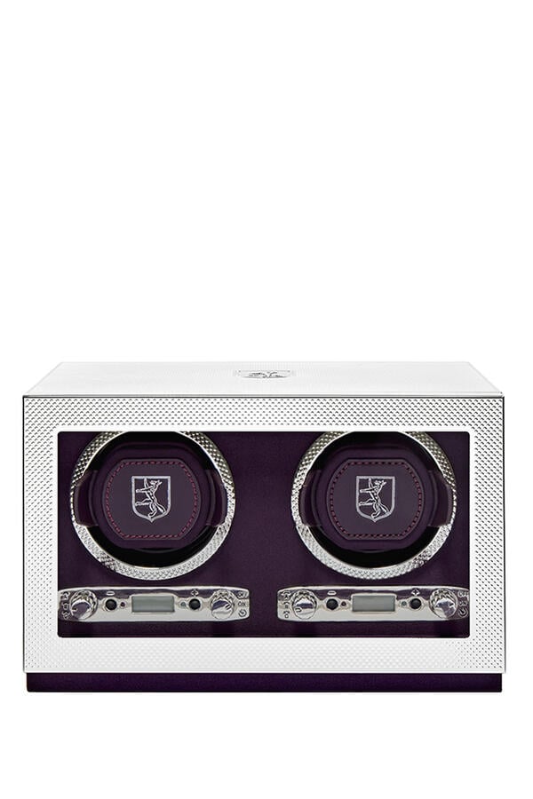 Silver Double Watch Winder