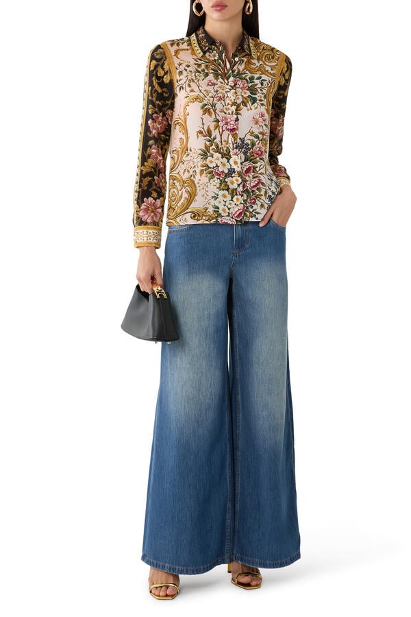 Ian Lace Trim Jeans