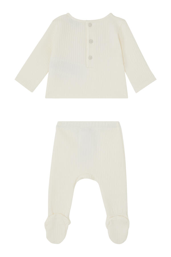 Kids 2-Piece Contrast Piping Set