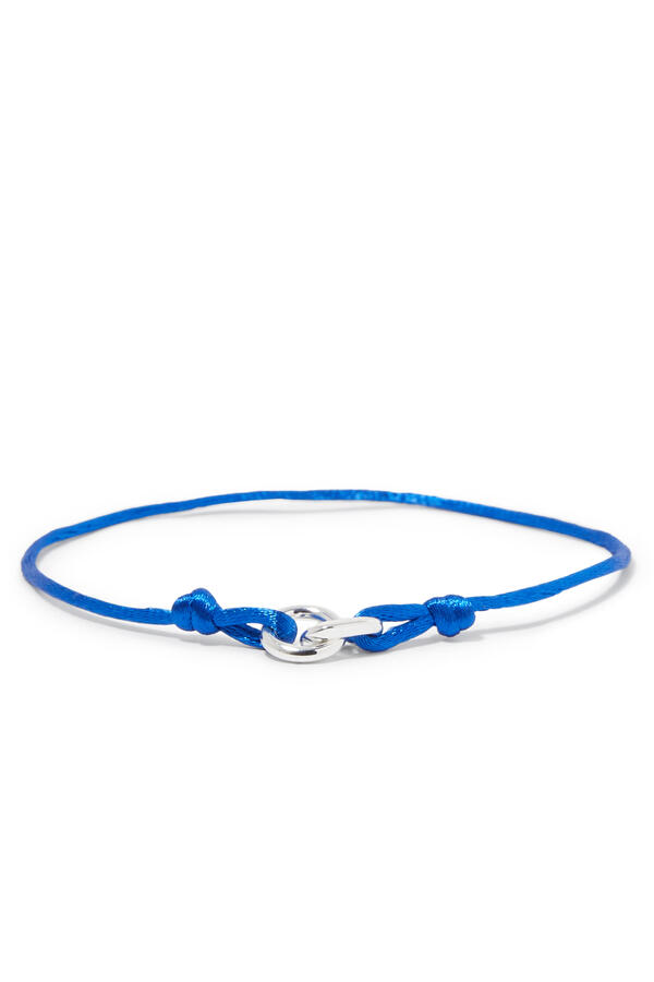 Element Bracelet, .925 Sterling Silver & Korean Silk Cord