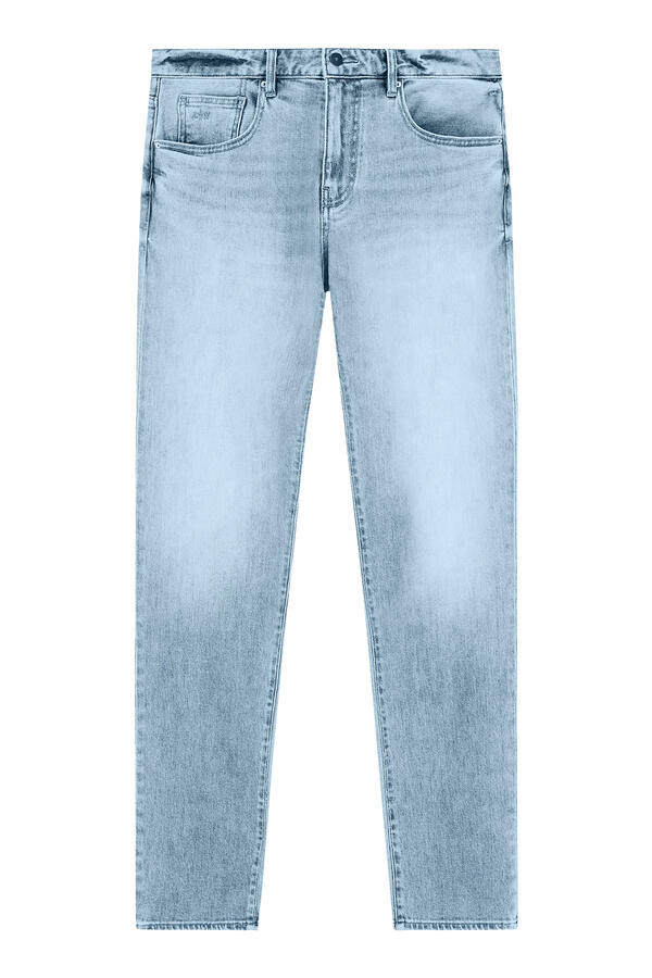 Zip-Fly Faded 5-Pocket Jeans