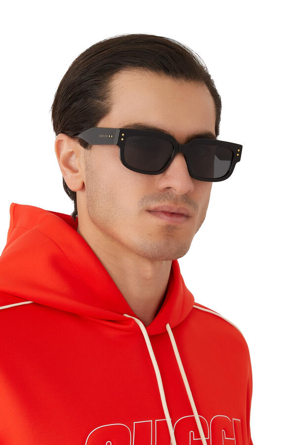 Rectangular Acetate Sunglasses