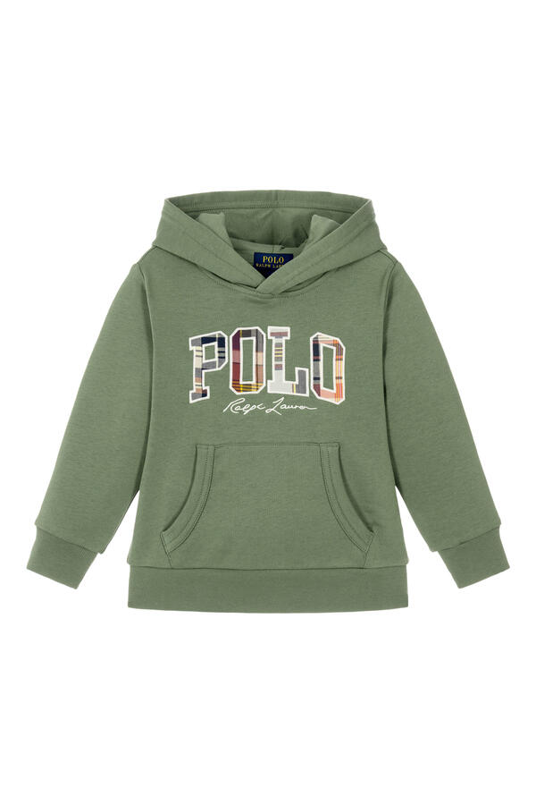 Kids Madras Logo Cotton Jersey Sweatshirt