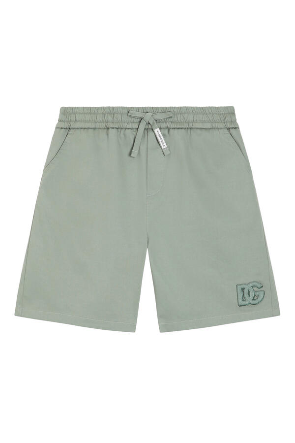 شورت برمودا بشعار حرفي الماركة للأطفال