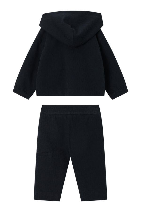 Kids Hooded Monogram Tracksuit