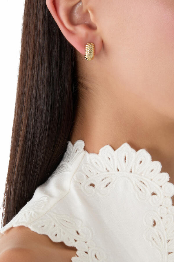 Waves Hoop Earrings